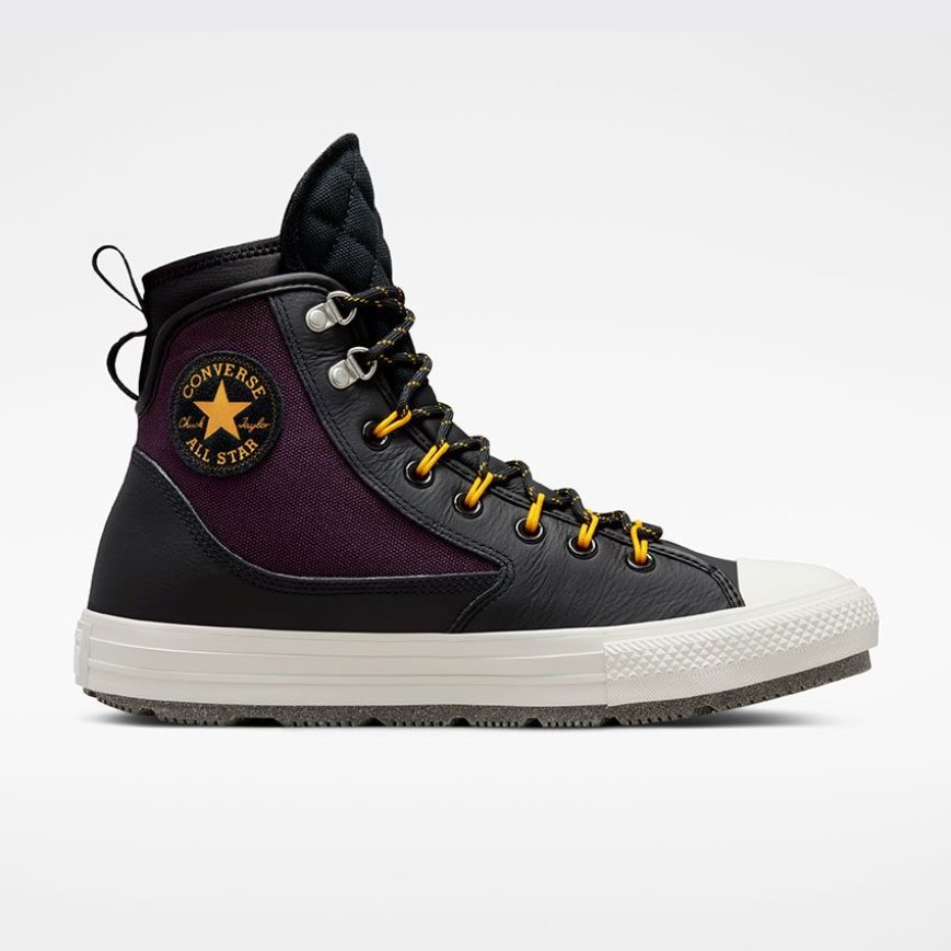 Botas de Invierno Converse Chuck Taylor All Star All Terrain Counter Climate Altas Hombre Negras Rosas Amarillo | PE 4P5LEW